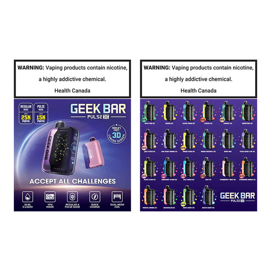 GEEK BAR PULSE X DISPOSABLE - 25000 PUFFS