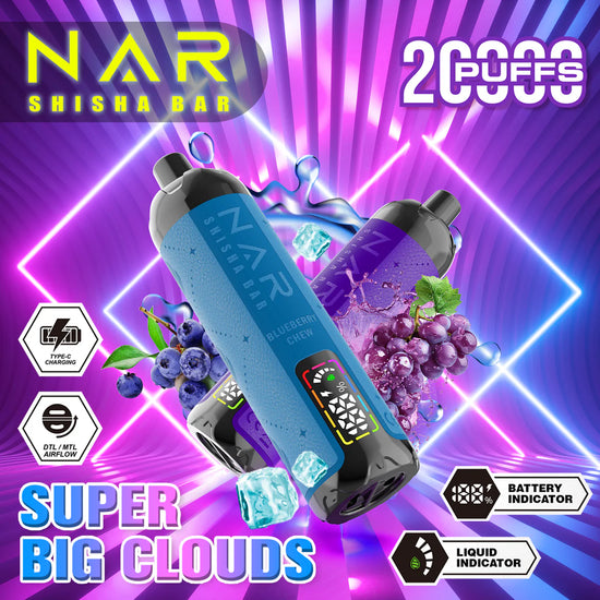 Nars Shisha Bar Vape Disposable 20k