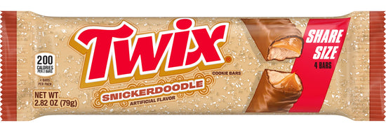 TWIX Snickerdoodle cookie bars (Share Size)