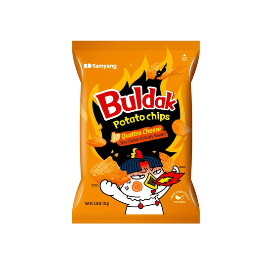 Samyang Buldak Quattro Cheese Potato Chips