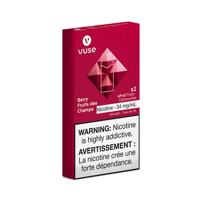 VUSE EPOD CARTRIDGES (PRICE PER PACK OF 2)
