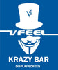 VFEEL KRAZY BAR - RECHARGEABLE BOLD 😊